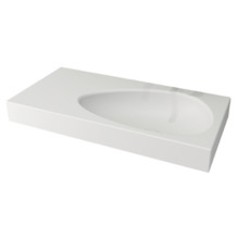 Раковина Bocchi Etna 1115-002-0125, 90 см, фарфор, белая матовая