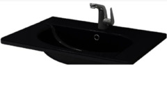 Раковина Bocchi Taormina Pro 1007-005-0126, 66 см, фарфор, черная