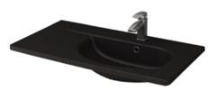 Раковина Bocchi Taormina Arch 1020-004-0126, 86 см, фарфор, черный матовый