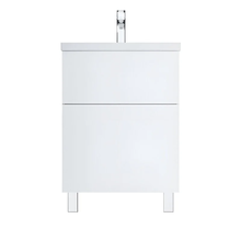 Тумба под раковину Am.Pm Gem 60 см M90FSX06022WG32 напольная, цвет белый глянец