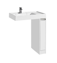 Тумба Акватон Лондри 20 под стиральную машину, напольная, 1A236101LH010