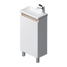 Тумба под раковину Am.Pm X-Joy M85AFSX0451WG, напольная, 45 см, 1 дверца, белый глянец