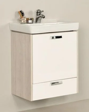 Тумба под раковину Акватон Йорк 55 М,1A170801YOAV0, белый/ясень фабрик