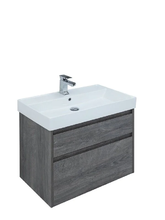 Тумба под раковину Aquanet Nova Lite 60, 2 ящика, дуб рошелье (242577)