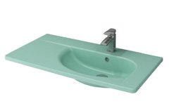Раковина Bocchi Taormina Arch 1020-033-0126, 86 см, фарфор, мятная