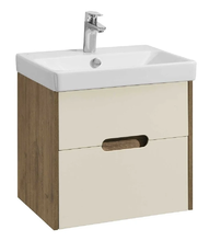 Тумба под раковину Акватон Оливия 55 см, бежевый, дуб велл, 1A254201OLVG0