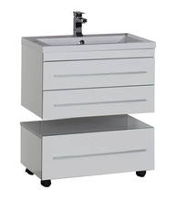 Тумба под раковину Aquanet Верона 75 подвесная 00176669, цвет белый