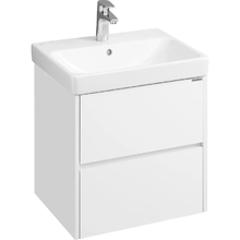 Тумба с раковиной Акватон Сканди, 1A2517K0SD010, 55 см, подвесная, цвет белый