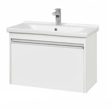 Тумба под раковину Акватон Капри 1A230201KP010 80 см, цвет белый глянцевый