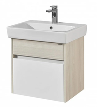 Тумба под раковину Акватон Верди Pro 60 см подвесная белый, ясень фабрик, 1A206701VDAV0