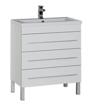 Тумба под раковину Aquanet Верона 75 напольная (3 ящика) 00178254, цвет белый