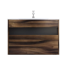 Тумба под раковину Am.Pm Func, 100 см, подвесная/напольная, темное дерево, M8FFUX1001OF