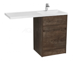 Тумба под раковину Акватон Лондри 60 см под стиральную машину, дуб кантри, 1A2669K1LHDY0