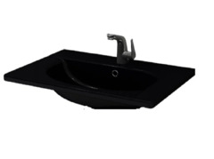 Раковина Bocchi Taormina Arch 1009-005-0126, 65 см, фарфор, черный