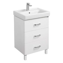 Тумба с раковиной Акватон АМЕРИНА 60 М, напольная, белая 1A1689K1AM010