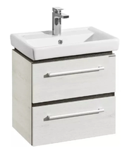 Тумба под раковину Акватон Ронда PRO 55 см подвесная, мини, дуб сомерсет, 1A207601RSC20