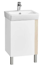 Тумба под раковину Акватон Кантри 50 см напольная, белый/дуб верона, 1A257801AHB20