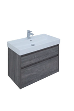 Тумба под раковину Aquanet Nova Lite 90, 2 ящика, дуб рошелье (242267)