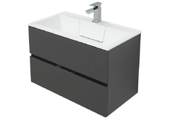 Тумба под раковину Aquanet Алвита 80 215120, цвет антрацит