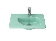 Раковина Bocchi Taormina Arch 1015-033-0126, 45 см, фарфор, мятная