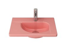 Раковина Bocchi Taormina Arch 1015-032-0126, 45 см, фарфор, розовая