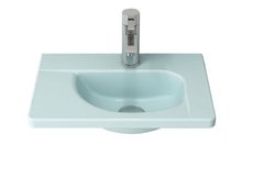 Раковина Bocchi Taormina Arch 1015-029-0126, 45 см, фарфор, светло-голубая