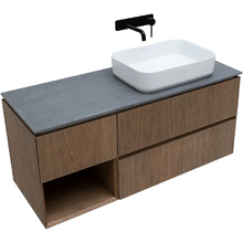 Тумба под раковину Allen Brau Infinity 1.21007.NO, 120 см, подвесная, правая, дуб