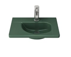 Раковина Bocchi Taormina Arch 1015-027-0126, 45 см, фарфор, зеленая