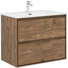 Тумба под раковину Aquanet Милан 336379, 80 см, цвет дуб рустикальный