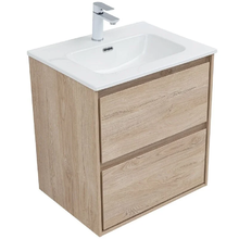 Тумба под раковину Aquanet Милан 336382, 60 см, цвет дуб светлый