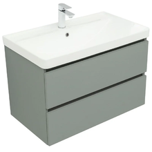 Тумба под раковину Aquanet Вега 2.0, 337961, 80 см, подвесная, мисти грин soft touch