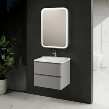 Тумба под раковину Aquame S4 AQM900460GM, 60 см, подвесная, цвет серый