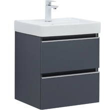 Тумба под раковину Aquanet Вега 2.0, 337946, 50 см, подвесная, маренго soft touch