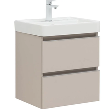 Тумба под раковину Aquanet Вега 2.0, 337940, 50 см, подвесная, бежевый soft touch