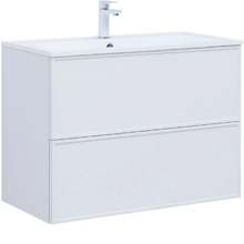 Тумба под раковину Aquanet Арт 90 см, 313256, белый матовый