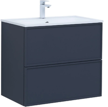 Тумба под раковину Aquanet Арт 75 см, 313265, цвет маренго