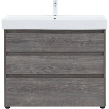 Тумба под раковину Aquanet Nova Lite, напольная, 100 см, цвет дуб рошелье, 302479