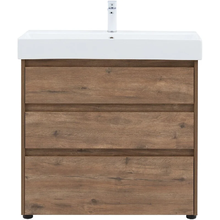 Тумба под раковину Aquanet Nova Lite, напольная, 85 см, цвет дуб рустикальный, 302477