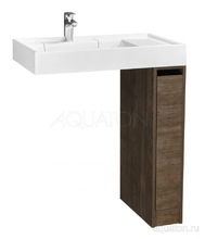 Тумба под раковину Акватон Лондри 20 см под стиральную машину, дуб кантри, 1A2671K1LHDY0