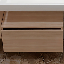 Тумба под раковину Armadi Art Flat 80 см, light oak vallessi uno-s, 897-080-L
