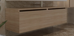 Тумба под раковину Armadi Art Flat 140 см, light oak vallessi uno-s, 897-140-L