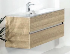 Тумба под раковину Armadi Art Vallessi 80 см подвесная, light oak, 837-080-L