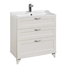 Тумба с раковиной Акватон Леон 80 Н 1A1878K0LBPS0, дуб белый