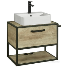 Тумба под раковину Акватон Лофт Фабрик 65, 1A242301LTDU0, дуб эндгрейн