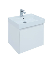 Тумба под раковину Aquanet Nova Lite 60, 1 + 1 ящик в ящике, белый глянец (242574)