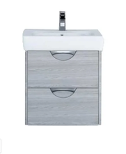 Тумба под раковину Акватон Сильва 50 см 1A211701SIW60 подвесная, цвет дуб фьорд