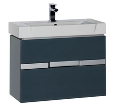 Тумба под раковину Aquanet Виго 80 00183364, цвет сине-серый