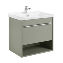 Тумба под раковину Aquaton Хоуп 1A287201HP9D0, 60 см, подвесная, цвет хаки