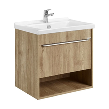 Тумба под раковину Aquaton Хоуп 1A287201HP6C0, 60 см, подвесная, цвет орех