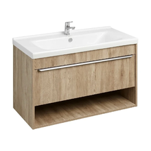 Тумба под раковину Aquaton Хоуп 1A287401HP6C0, 100 см, подвесная, цвет орех